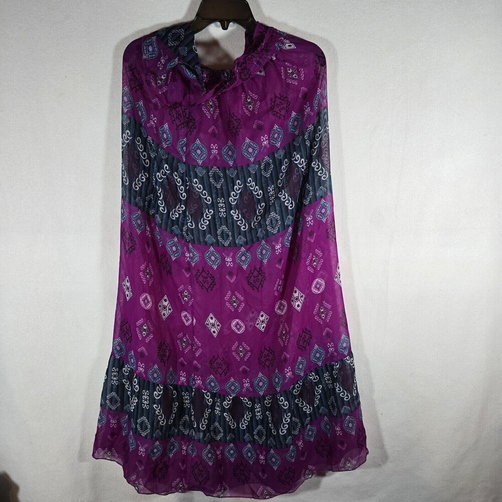 APT 9 Women's Dress Size Small Purple Black Sleeveless Pullover Ladies